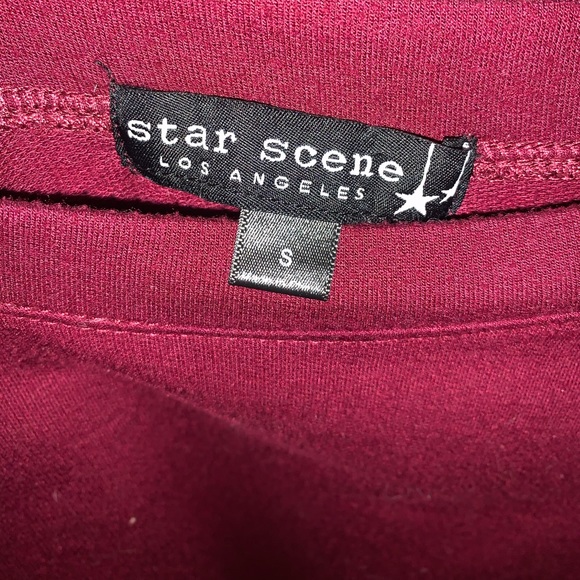 Maroon Long Sleeve Top - Picture 3 of 3